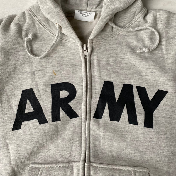 U.S.ARMY PFU ZIP UP SWEAT PARKA / U.S. MILITARY