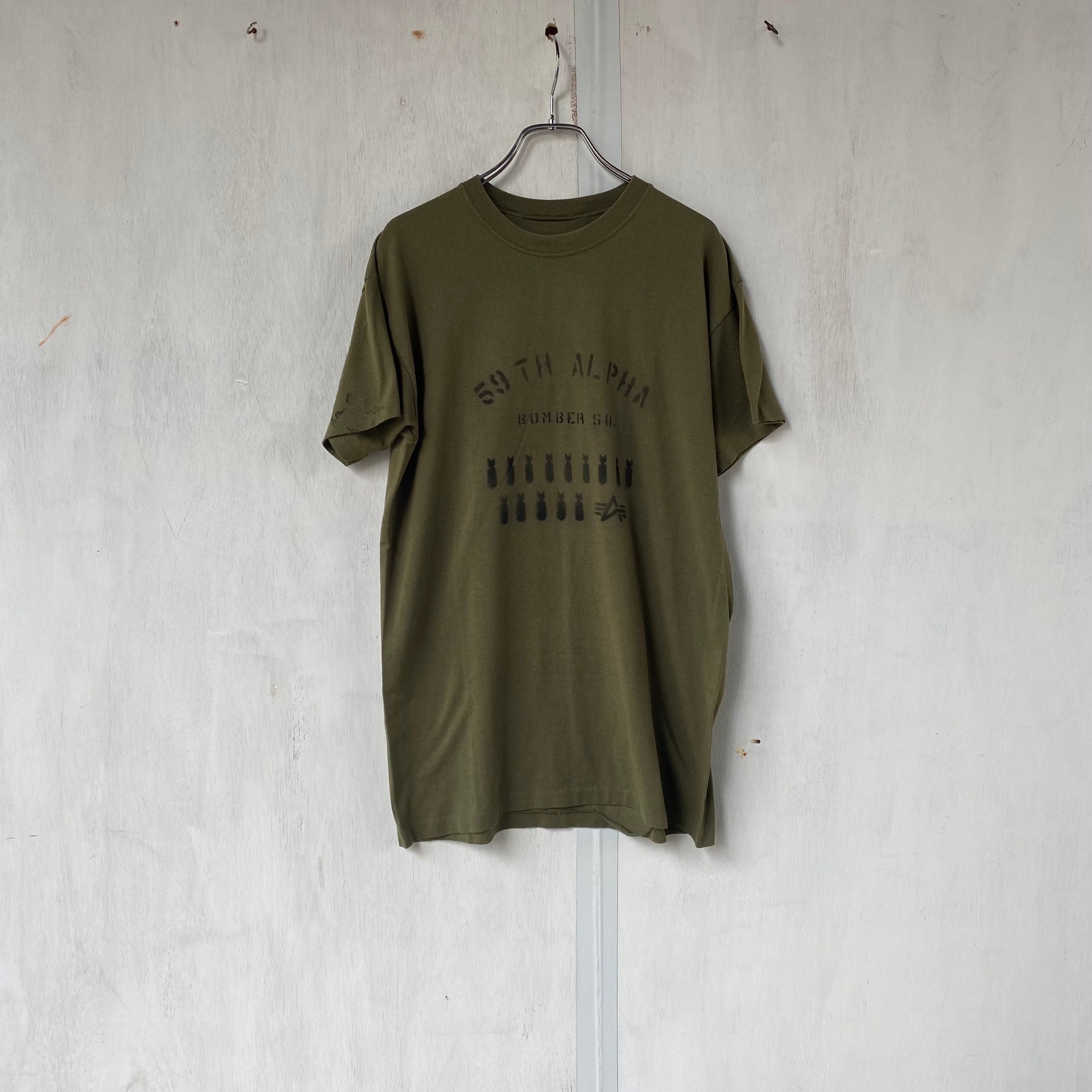 [ ONLY ONE ! ] RE : SUPPLY STENCEL SHORT SLEEVE T-SHIRT / ALPHA INDUSTRIES