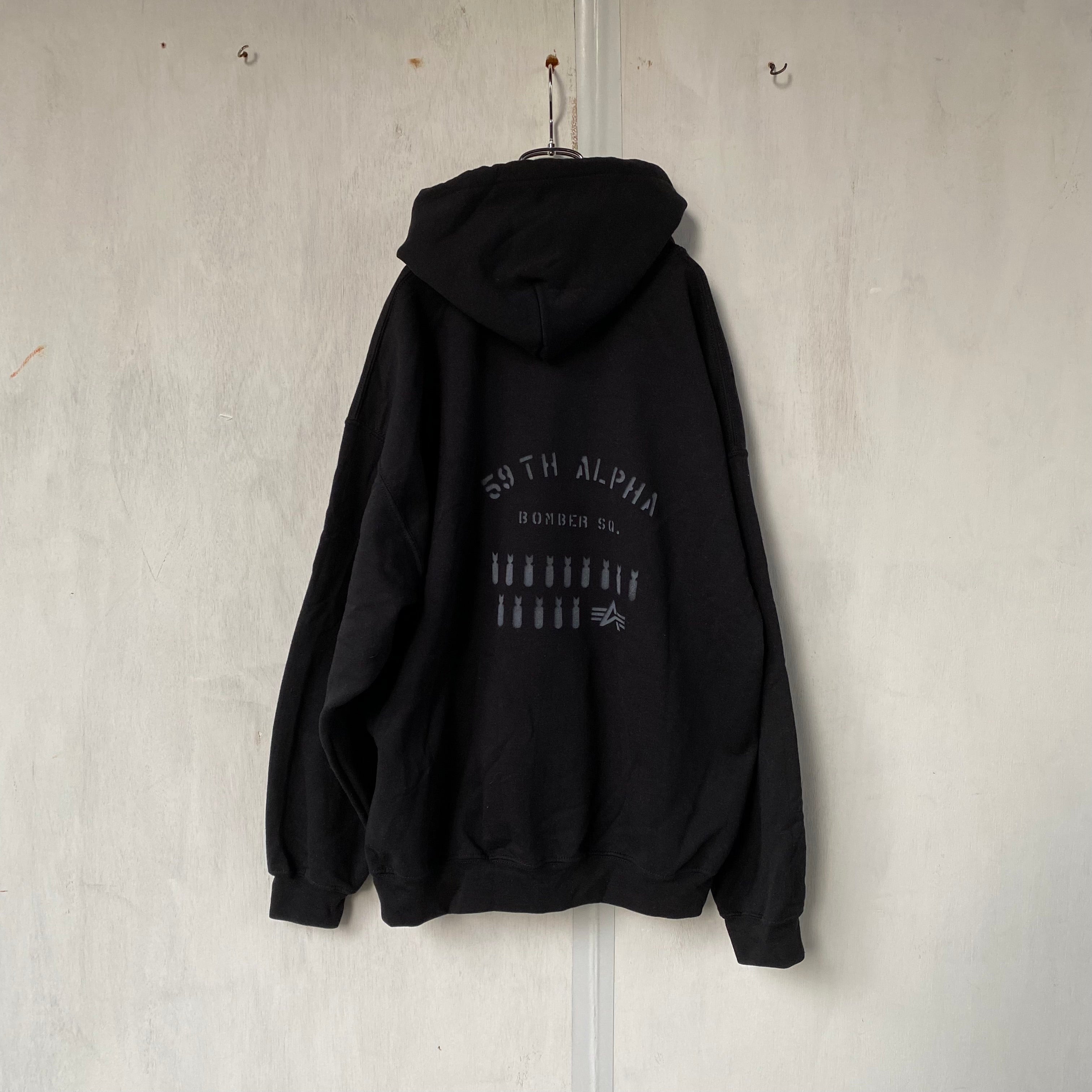 RE : SUPPLY STENCEL PULL OVER SWEAT PARKA / ALPHA INDUSTRIES