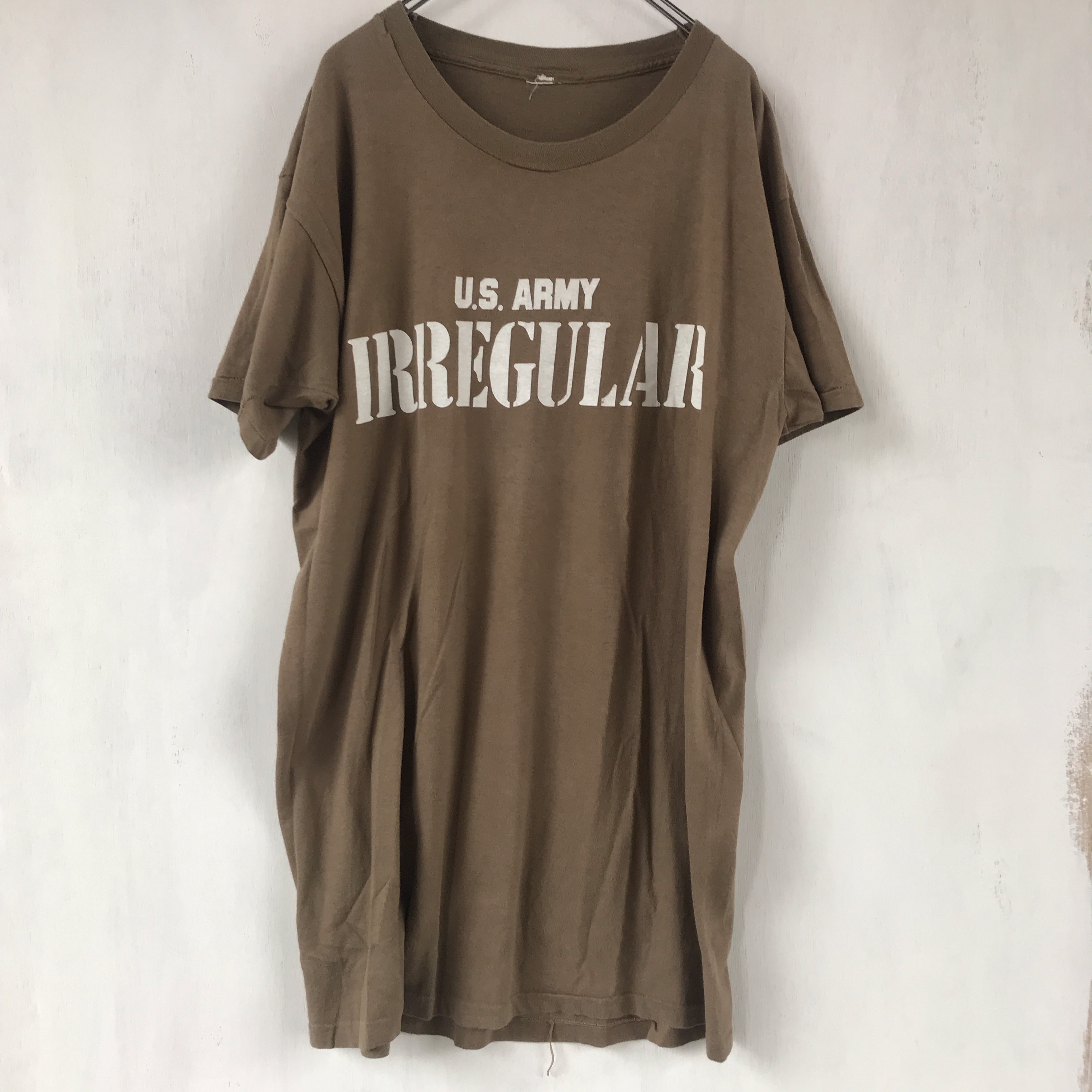 [ ONLY ONE !! ] US ARMY IRREGULAR  SHORT SLEEVE T-SHIRT / Mr.Clean Select