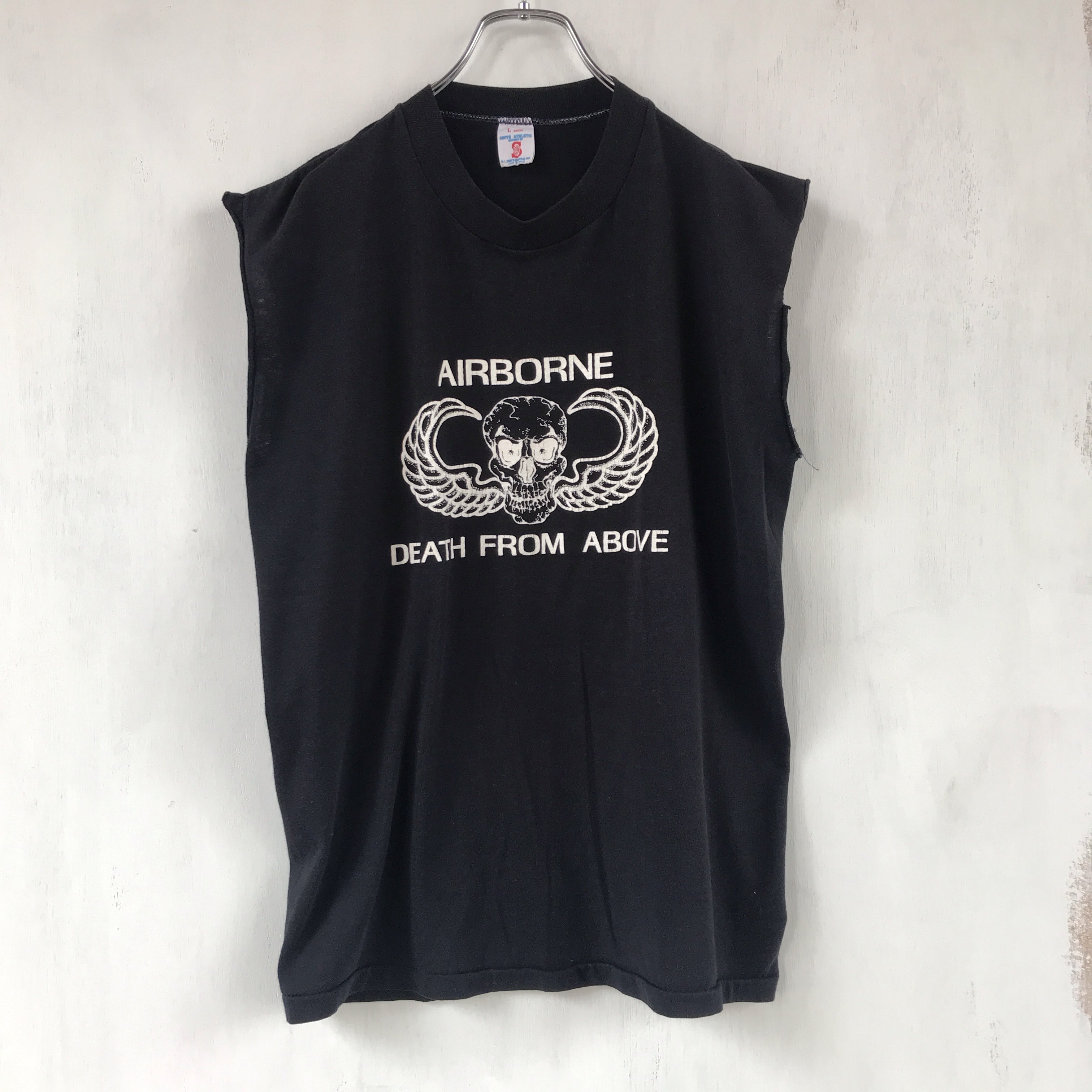 [ ONLY ONE ! ] AIR BORNE CUT OFF NO SLEEVE T-SHIRT / Mr.Clean Select