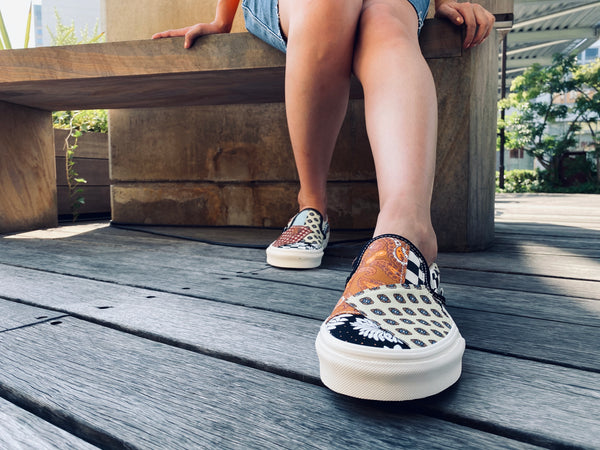 Classic Slip-On / Tiger Patchwork -VANS CLASSIC LINE-