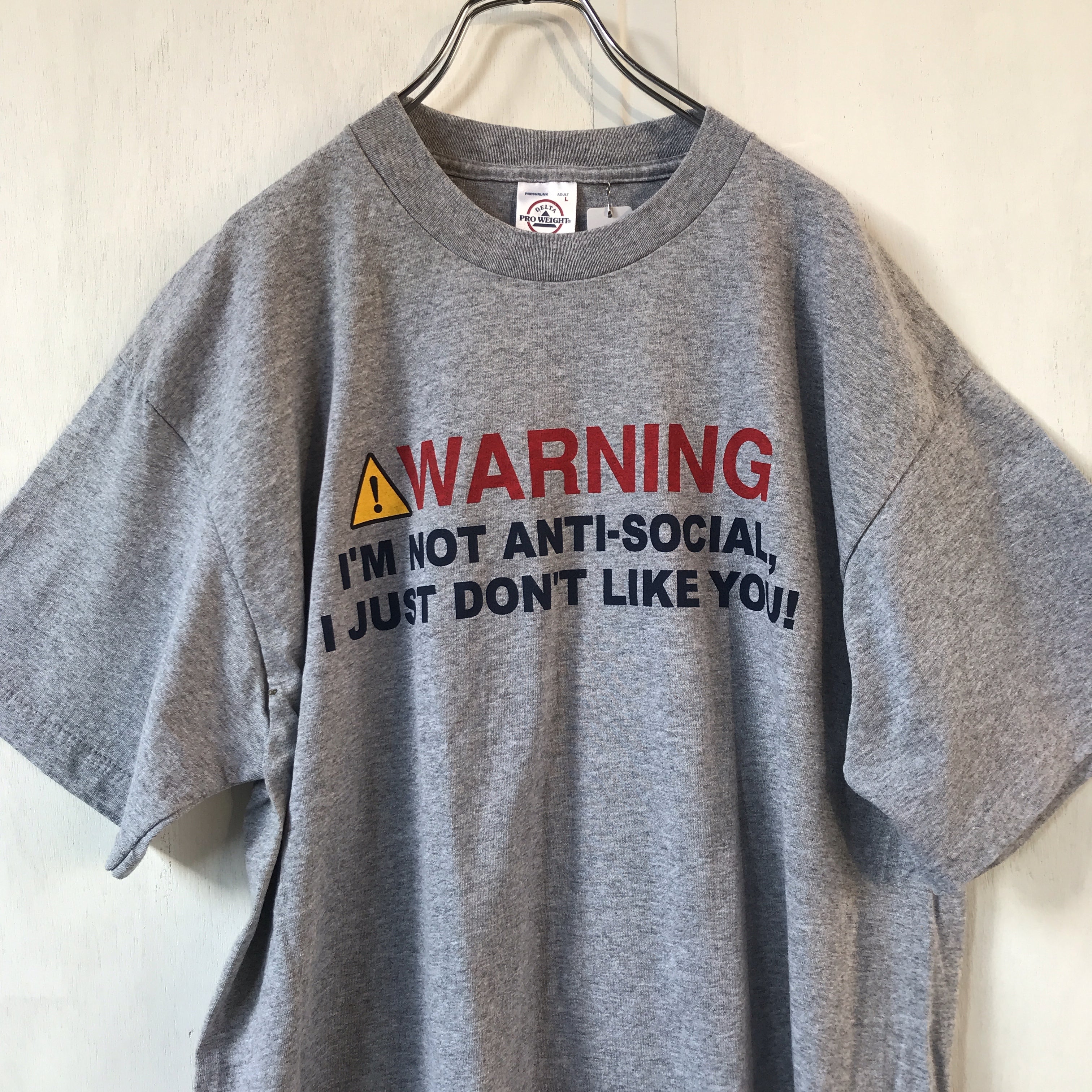 [ ONLY ONE !! ] WARNING SHORT SLEEVE  T-SHIRT / Mr.Clean Select
