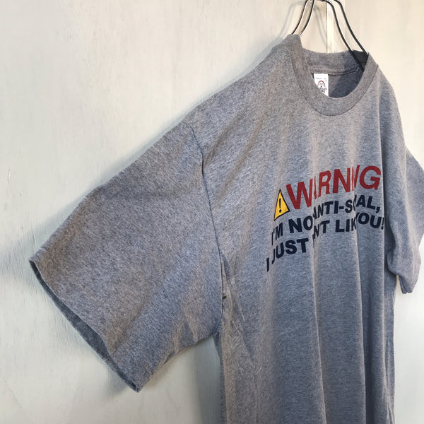 [ ONLY ONE !! ] WARNING SHORT SLEEVE  T-SHIRT / Mr.Clean Select