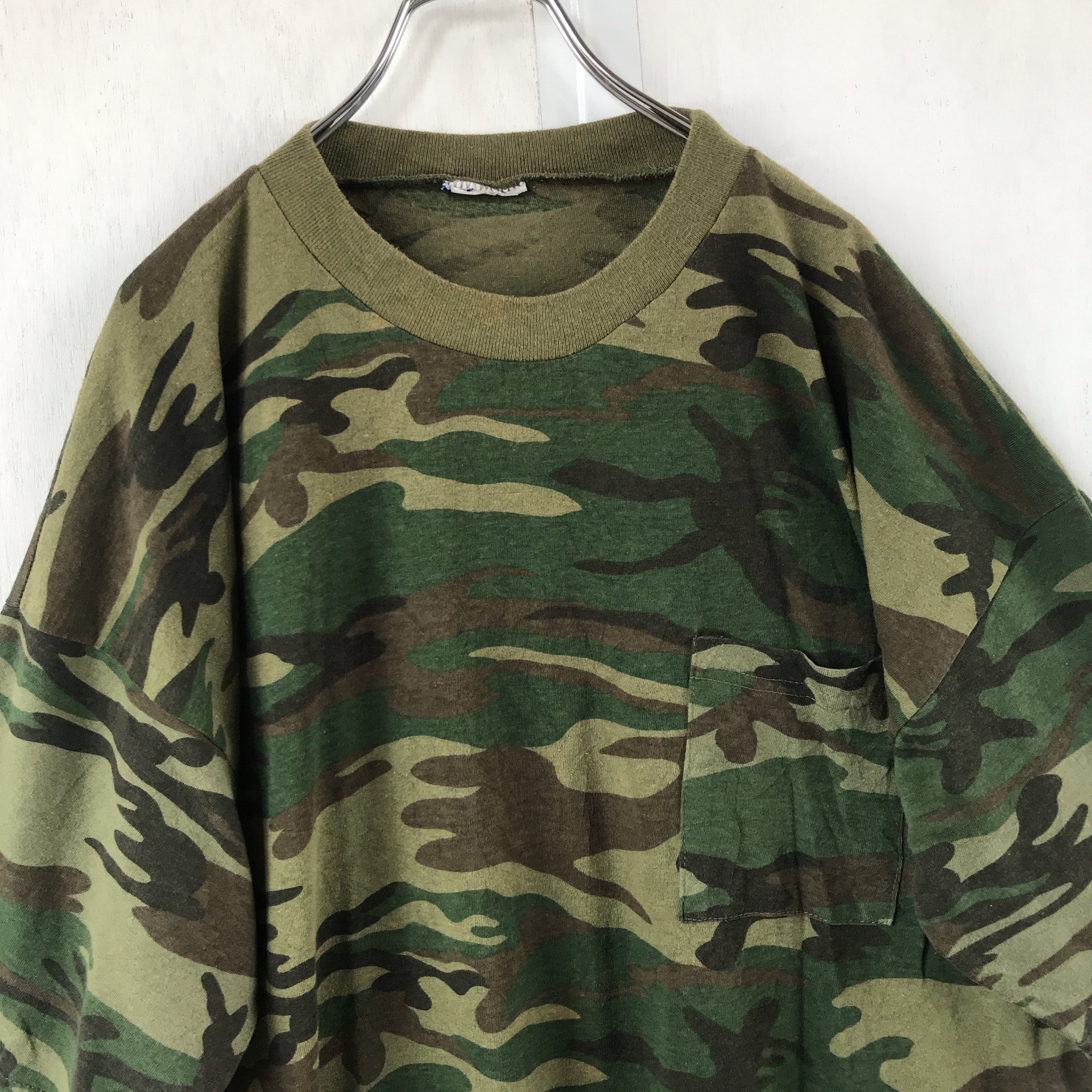 [ ONLY ONE ! ] CAMOUFLAGE POCKET SHORT SLEEVE T-SHIRT / Mr.Clean Select