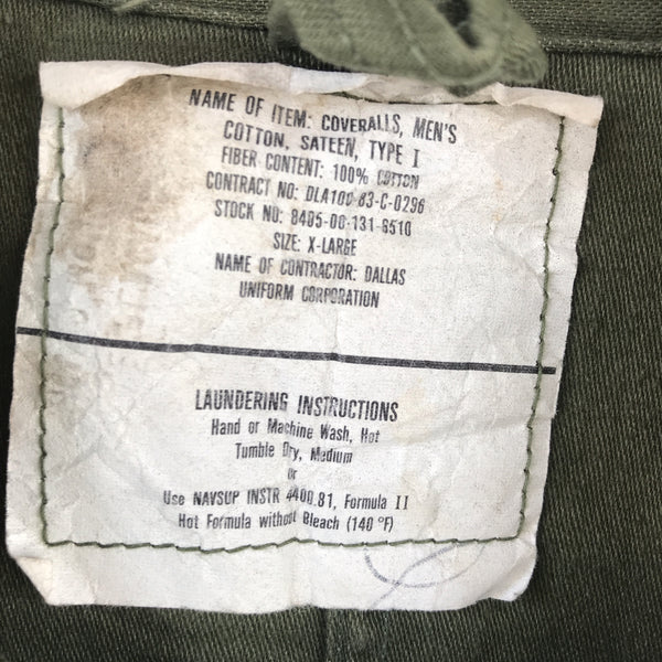 [ONLY ONE!] US ARMED FORCES '68 JUNGLE FATIGUE SHIRT / Mr.Clean Select