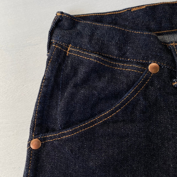 WEST'S VINTAGE 77WOA FLR DENIM PANTS /WEST OVER ALLS