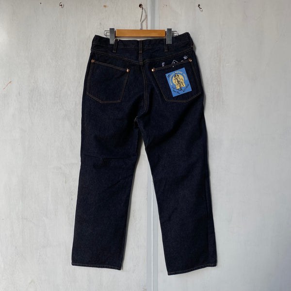 [ FINAL ONE ! ] WEST'S VINTAGE 11WOA STR DENIM PANTS /WEST OVER ALLS