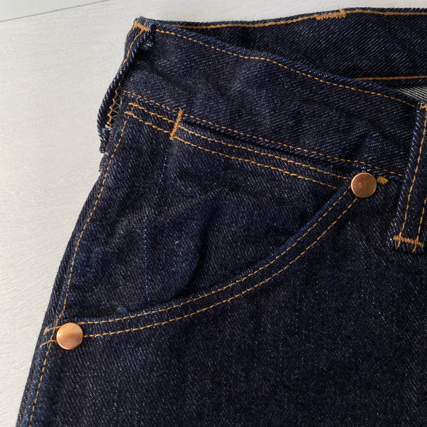 [ FINAL ONE ! ] WEST'S VINTAGE 11WOA STR DENIM PANTS /WEST OVER ALLS