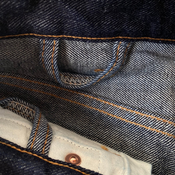 [ FINAL ONE ! ] WEST'S VINTAGE 11WOA STR DENIM PANTS /WEST OVER ALLS