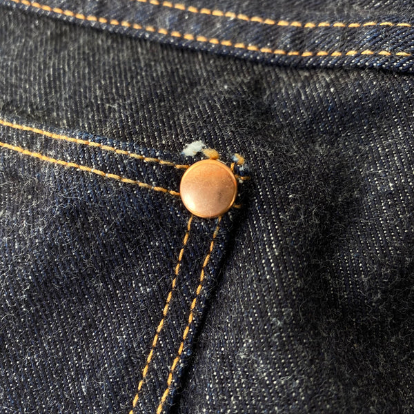 [ FINAL ONE ! ] WEST'S VINTAGE 11WOA STR DENIM PANTS /WEST OVER ALLS