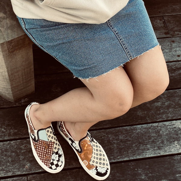 Classic Slip-On / Tiger Patchwork -VANS CLASSIC LINE-