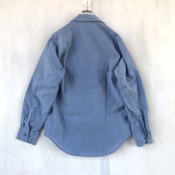 [ONLY ONE ! ] UTILITY CHAMBRAY LONG SLEEVE SHIRT /U.S. MILITARY