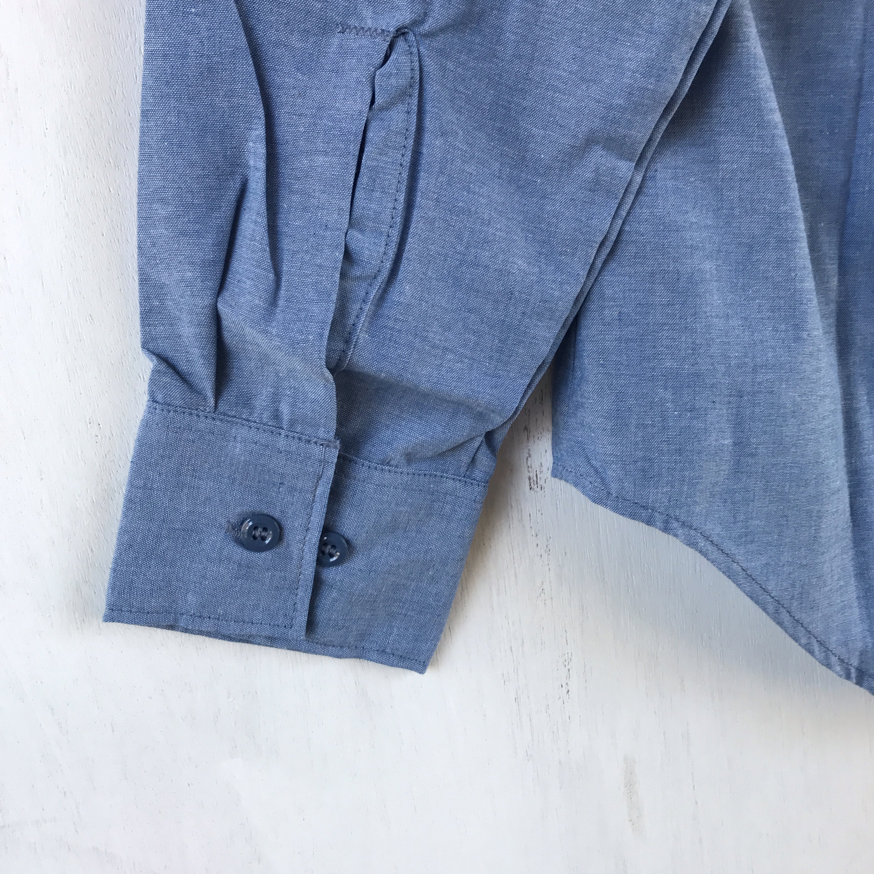 [ONLY ONE ! ] UTILITY CHAMBRAY LONG SLEEVE SHIRT /U.S. MILITARY