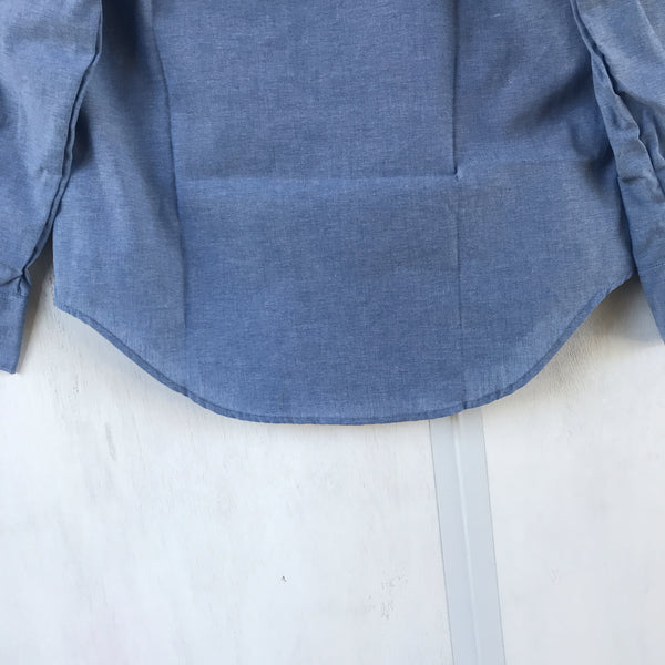 [ONLY ONE ! ] UTILITY CHAMBRAY LONG SLEEVE SHIRT /U.S. MILITARY