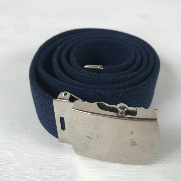 USAF BLUE GI TROUSER BELT / U.S. MILITARY