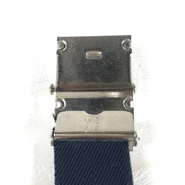 USAF BLUE GI TROUSER BELT / U.S. MILITARY