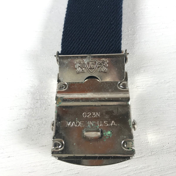 USAF BLEU GI TROUSER BELT / U.S. MILITARY