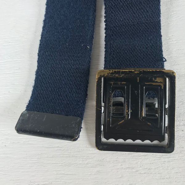 USAF BLUE GI TROUSER BELT / U.S. MILITARY