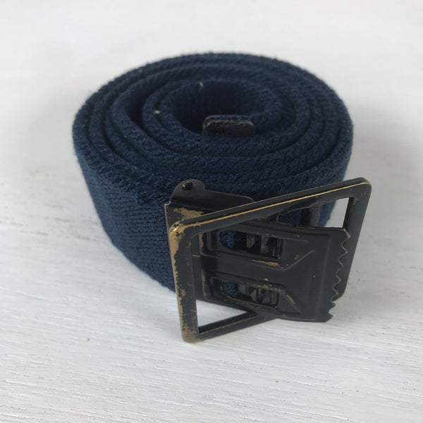 USAF BLUE GI TROUSER BELT / U.S. MILITARY
