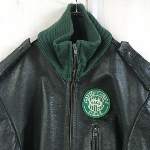 [ ONLY ONE ! ] National Safety Council of Australia　LEATHER JACKET / MARS LEATHERS