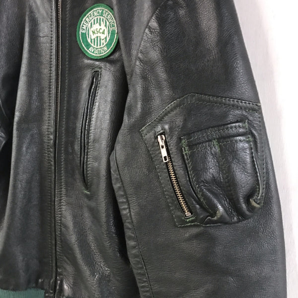 [ ONLY ONE ! ] National Safety Council of Australia　LEATHER JACKET / MARS LEATHERS