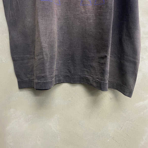 SAINT MICHAEL x DENIM TEARS T-SHIRTS 'PURPLELP F' -COLLABORATION-S/ Saint Michael