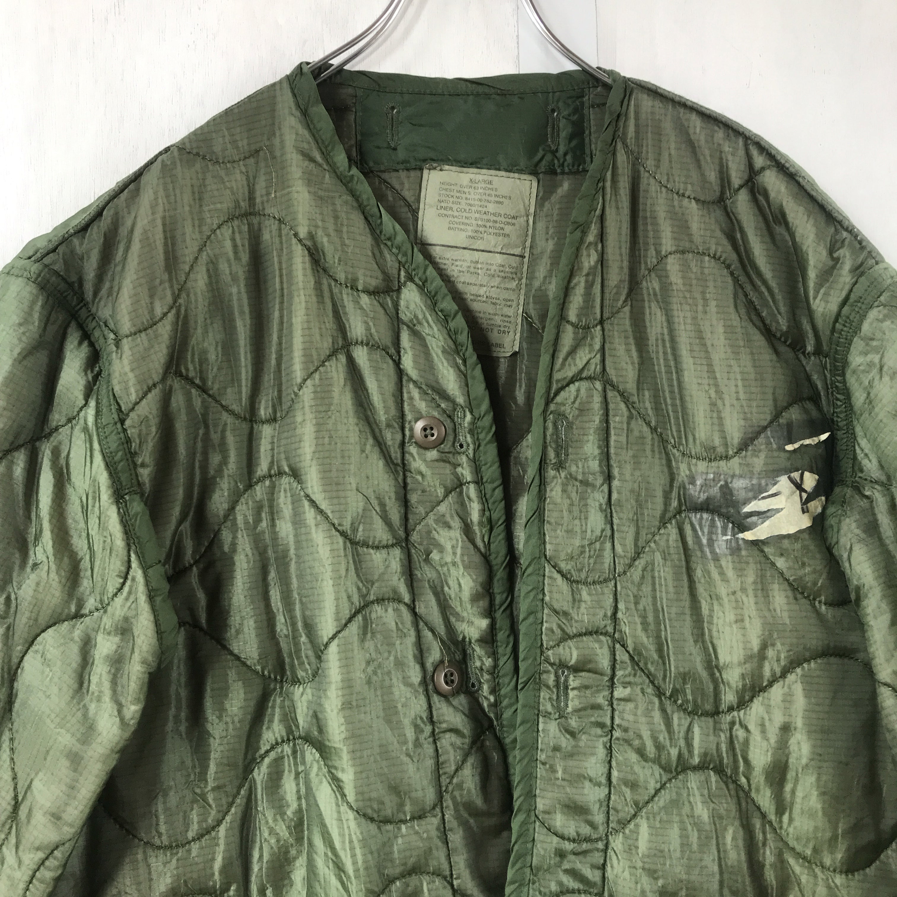 [ ONLY ONE ! ] 98’s LINER, COLD WEATHER COAT, MAN'S /U.S.MILITARY