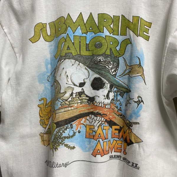 [ ONLY ONE ! ] USS SEAWOLF ' SSN575 ' SLEEVE T-SHIRT / Mr.Clean Select
