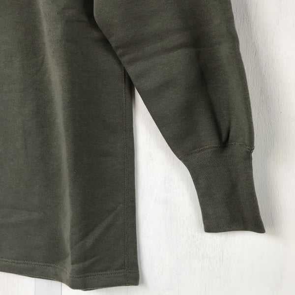 [ ONLY ONE ! ]   Gilles Solid SWEAT Shirt Olive Green /  French Army