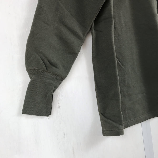 [ ONLY ONE ! ]   Gilles Solid SWEAT Shirt Olive Green /  French Army