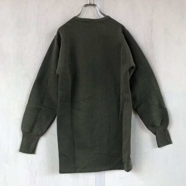 [ ONLY ONE ! ]   Gilles Solid SWEAT Shirt Olive Green /  French Army