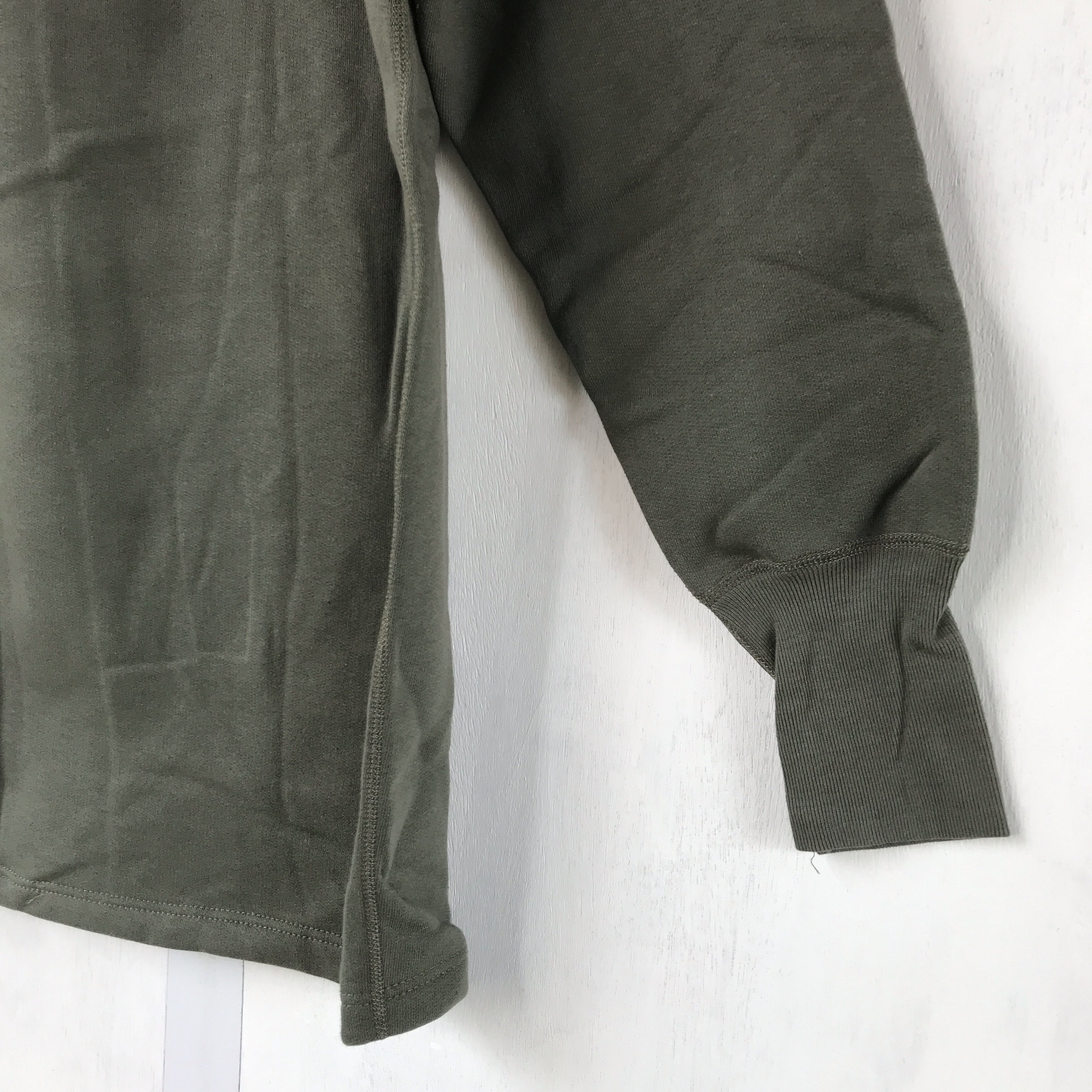 [ ONLY ONE ! ]   Gilles Solid SWEAT Shirt Olive Green /  French Army