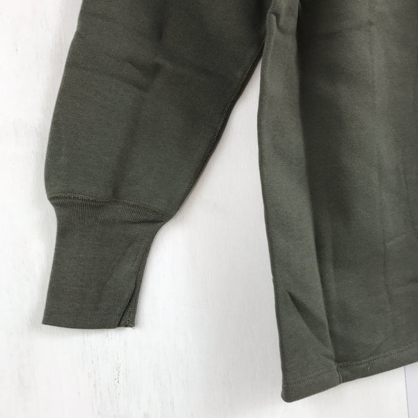 [ ONLY ONE ! ]   Gilles Solid SWEAT Shirt Olive Green /  French Army