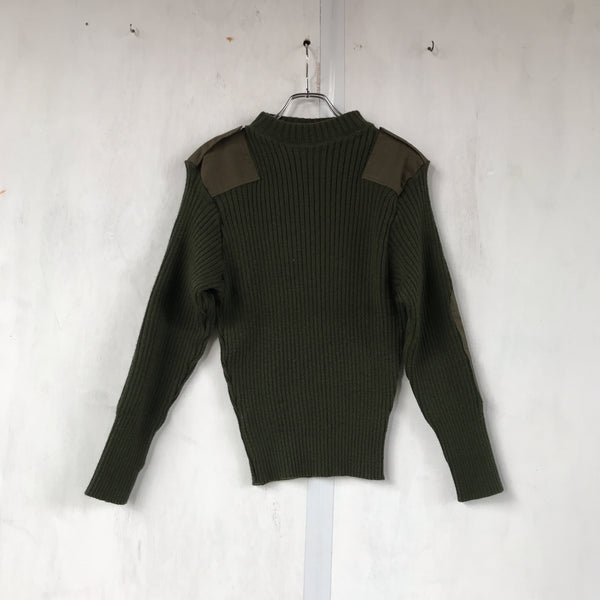 [ ONLY ONE ! ]SWEATER SERVICE WOOL WITH EPAULETTES / U.S.MILITARY