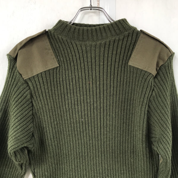 [ ONLY ONE ! ]SWEATER SERVICE WOOL WITH EPAULETTES / U.S.MILITARY