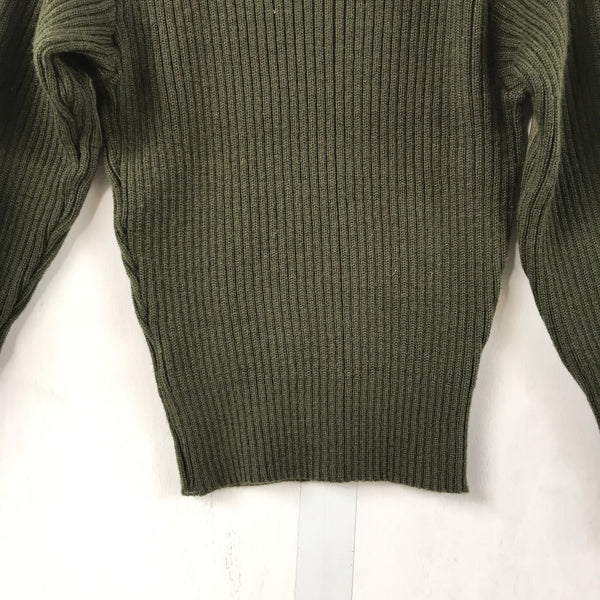 [ ONLY ONE ! ]SWEATER SERVICE WOOL WITH EPAULETTES / U.S.MILITARY