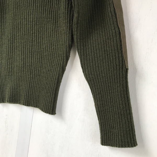 [ ONLY ONE ! ]SWEATER SERVICE WOOL WITH EPAULETTES / U.S.MILITARY