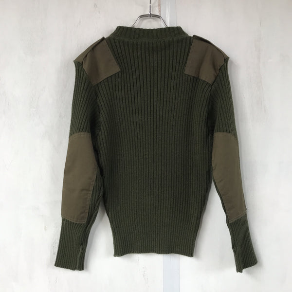 [ ONLY ONE ! ]SWEATER SERVICE WOOL WITH EPAULETTES / U.S.MILITARY