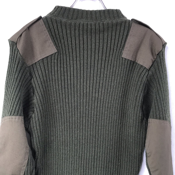 [ ONLY ONE ! ]SWEATER SERVICE WOOL WITH EPAULETTES / U.S.MILITARY