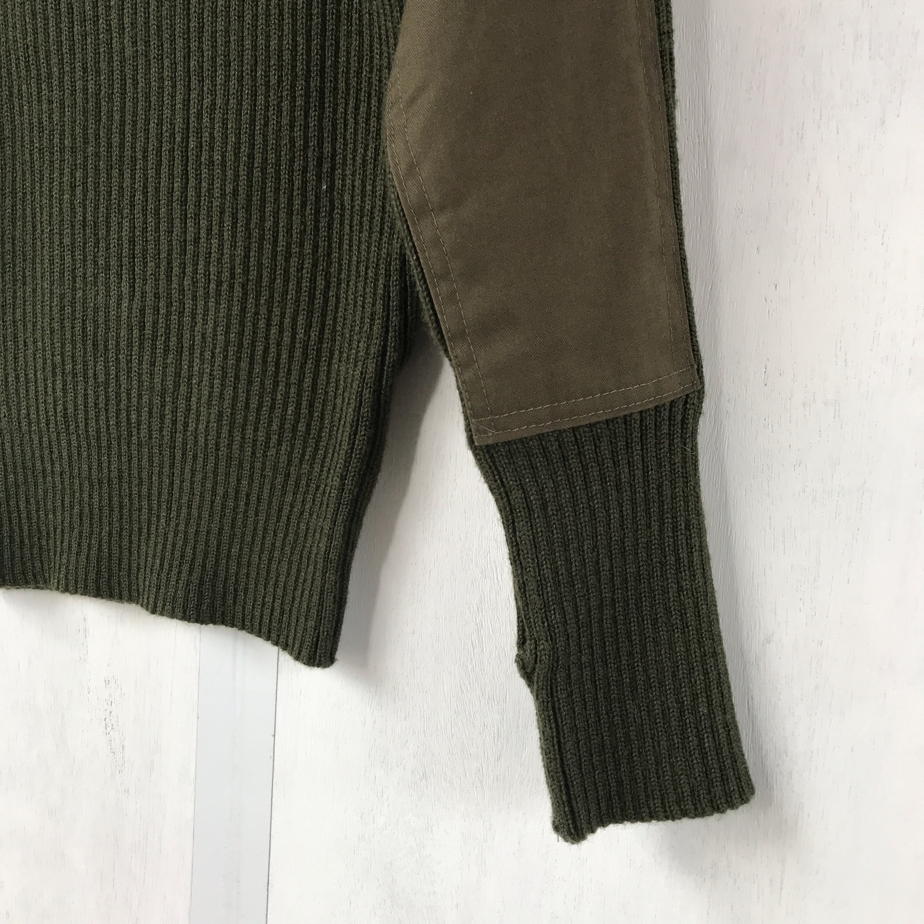 [ ONLY ONE ! ]SWEATER SERVICE WOOL WITH EPAULETTES / U.S.MILITARY