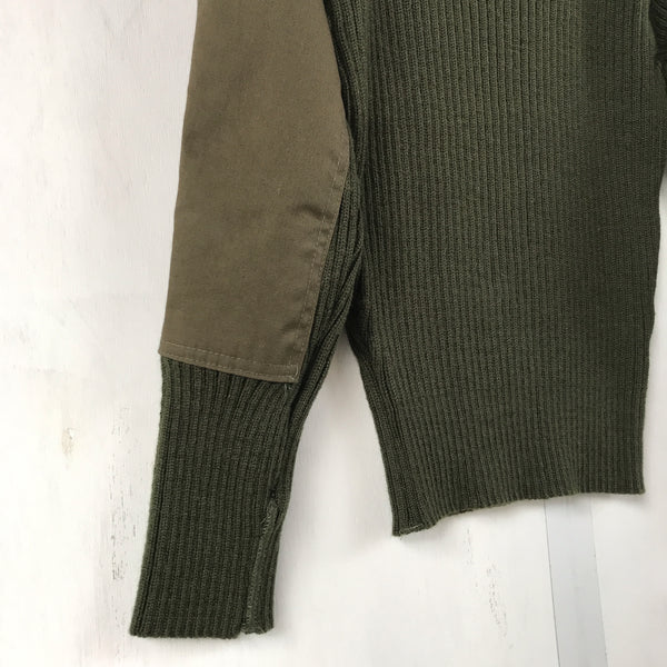 [ ONLY ONE ! ]SWEATER SERVICE WOOL WITH EPAULETTES / U.S.MILITARY