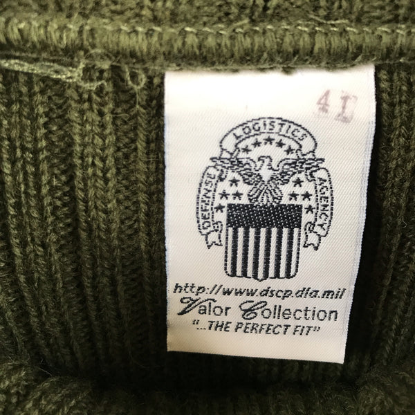 [ ONLY ONE ! ]SWEATER SERVICE WOOL WITH EPAULETTES / U.S.MILITARY