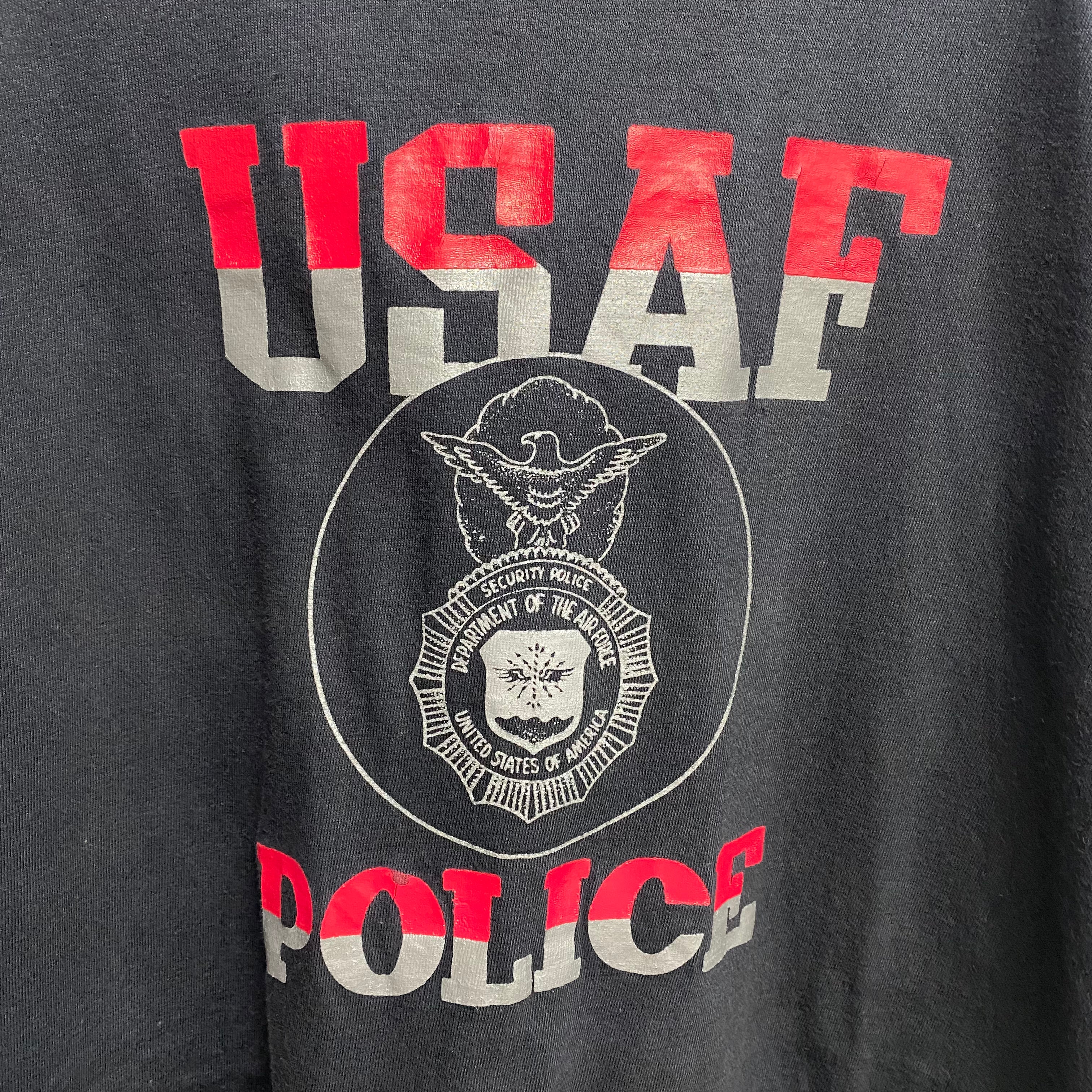 [ ONLY ONE ! ] U.S.A.F. ' POLICE ' SHORT SLEEVE T-SHIRT / Mr.Clean Select