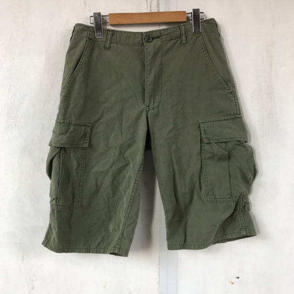[ ONLY ONE ! ] US ARMED FORCES JUNGLE FATIGUE TROUSERS CUT OFF / U.S.ARMY