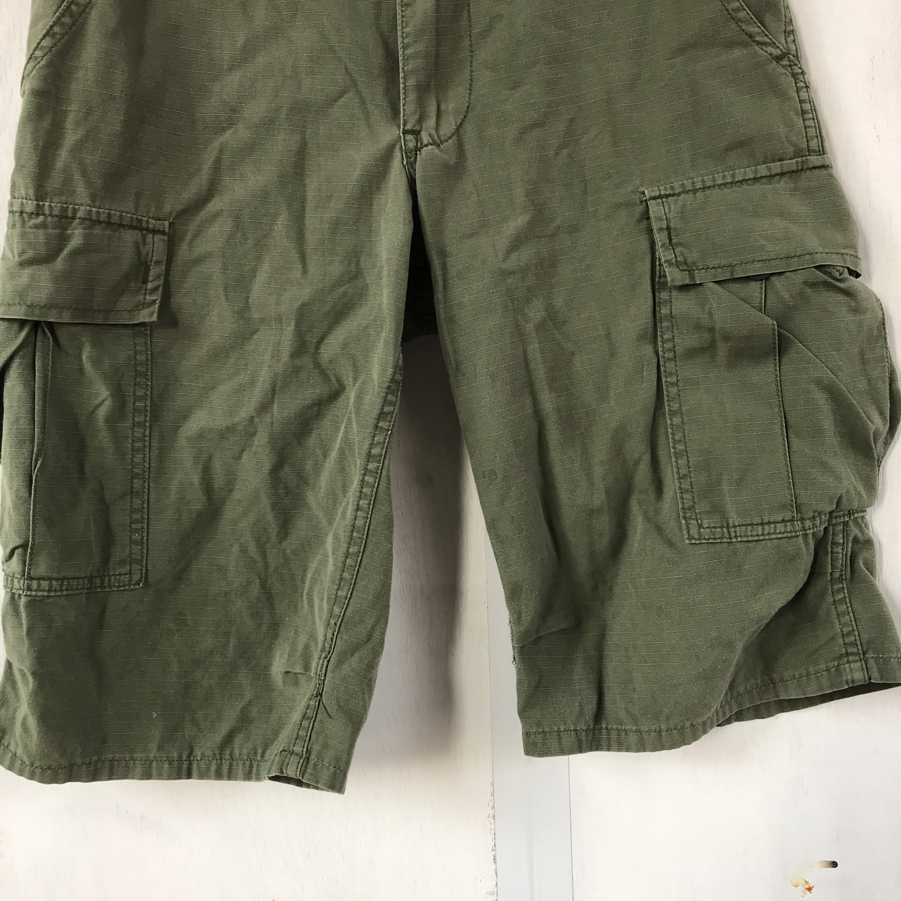 [ ONLY ONE ! ] US ARMED FORCES JUNGLE FATIGUE TROUSERS CUT OFF / U.S.ARMY