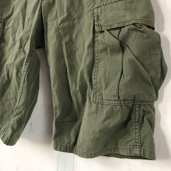 [ ONLY ONE ! ] US ARMED FORCES JUNGLE FATIGUE TROUSERS CUT OFF / U.S.ARMY