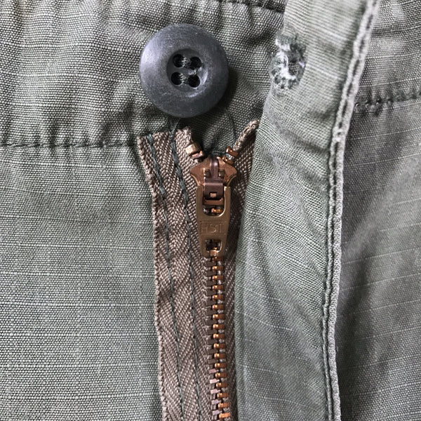 [ ONLY ONE ! ] US ARMED FORCES JUNGLE FATIGUE TROUSERS CUT OFF / U.S.ARMY