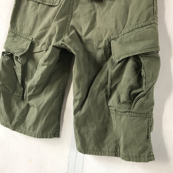[ ONLY ONE ! ] US ARMED FORCES JUNGLE FATIGUE TROUSERS CUT OFF / U.S.ARMY