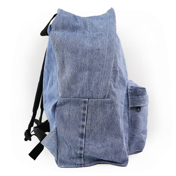 USED DENIM BACKPACK / PACKING